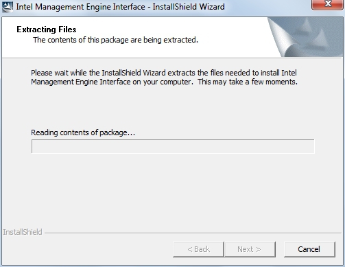 Intel management engine interface