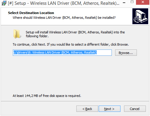 Intel wireless lan driver